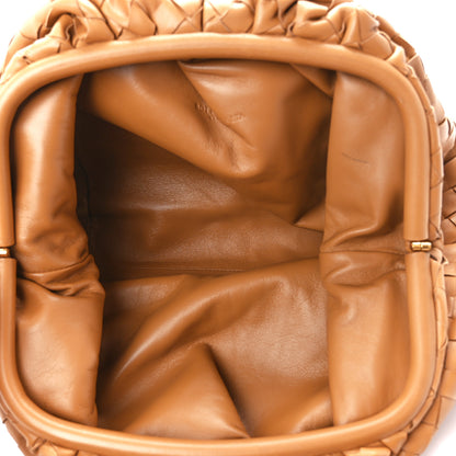 Bottega Veneta Nappa Maxi Intrecciato The Pouch Oversized Clutch Caramel 5 of 13