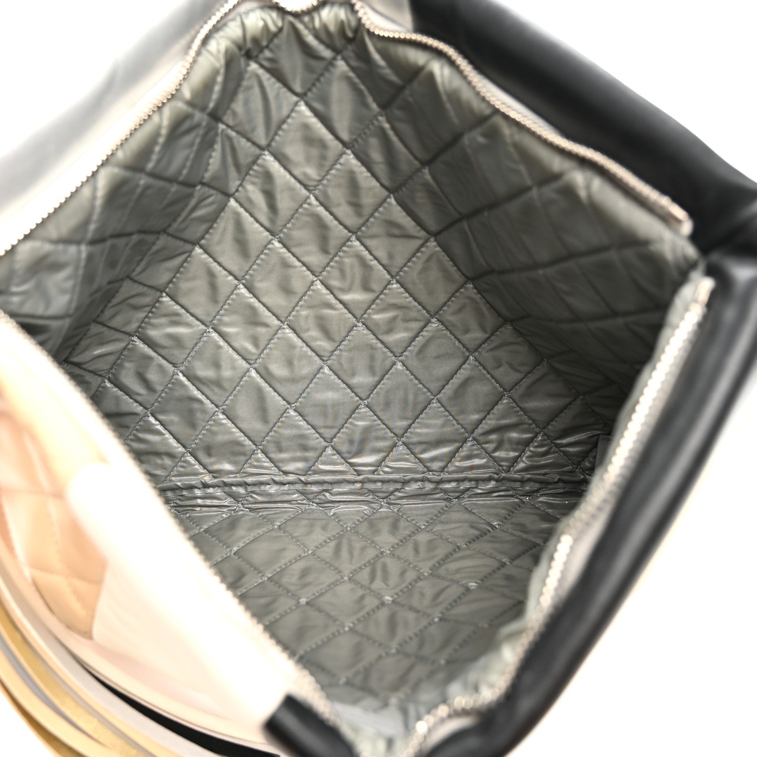 Chanel Lambskin Patchwork Medium Cosmetic Case Multicolor Silver 5 of 7