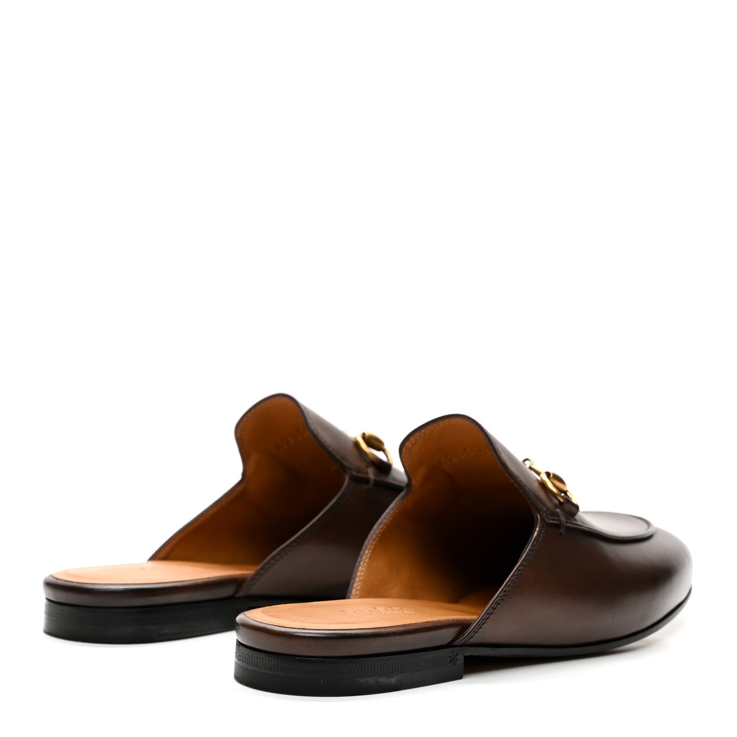 Calfskin Womens Princetown Slippers 35 Fondente Brown