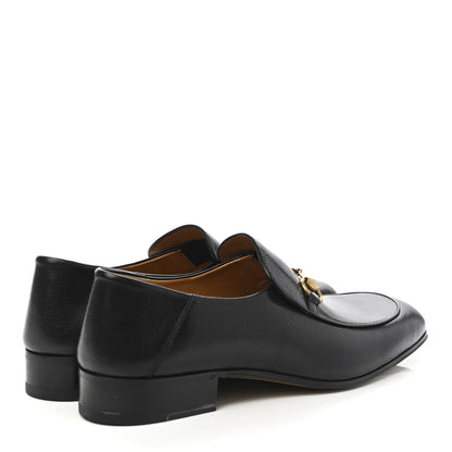 Gucci Goatskin Mens Horsebit Loafers 10.5 Black 4 of 10