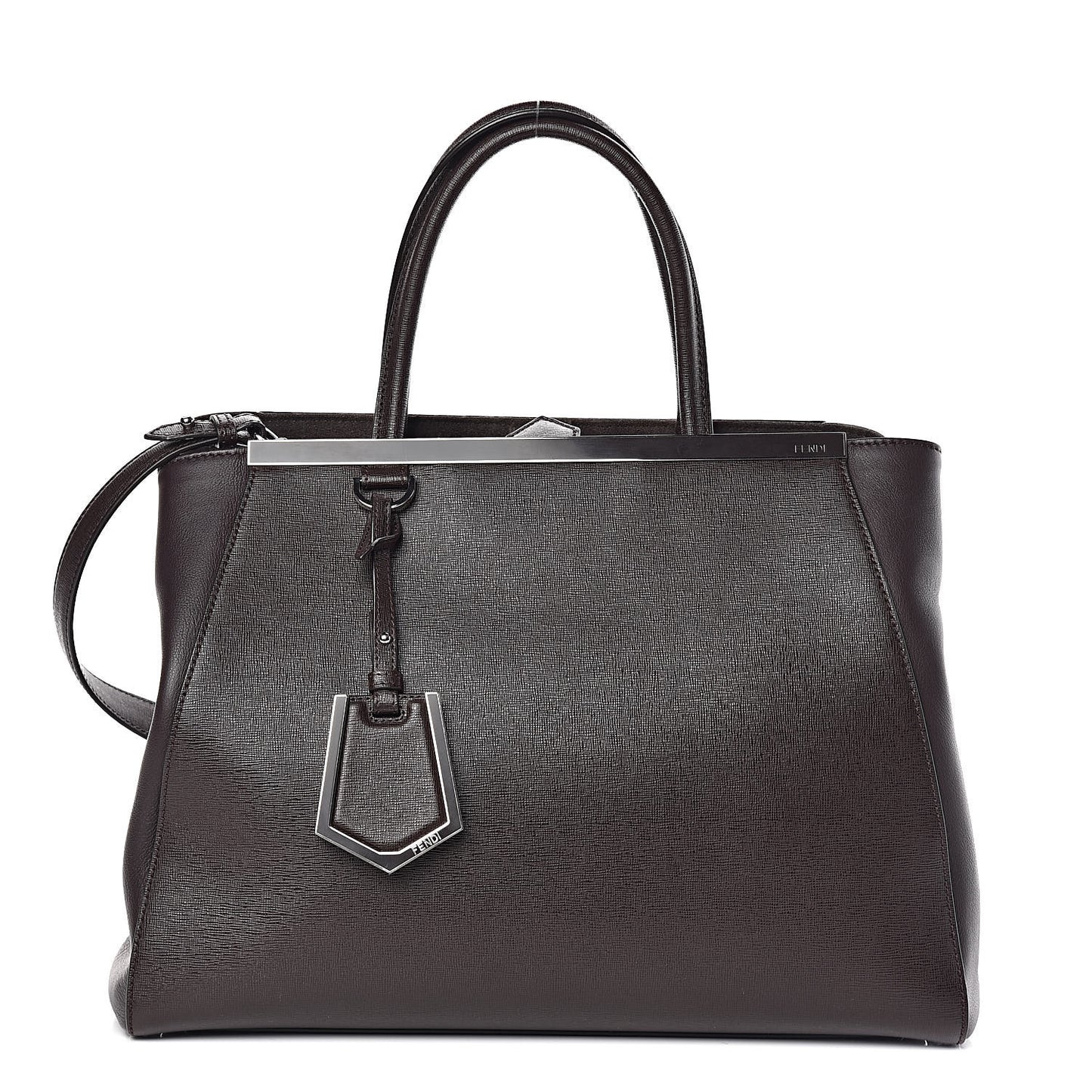 Vitello Elite Regular 2Jours Tote Caffe Noir