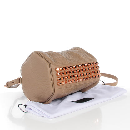 Alexander Wang Pebbled Lambskin Rockie Latte Rose Gold Hardware 4 of 8