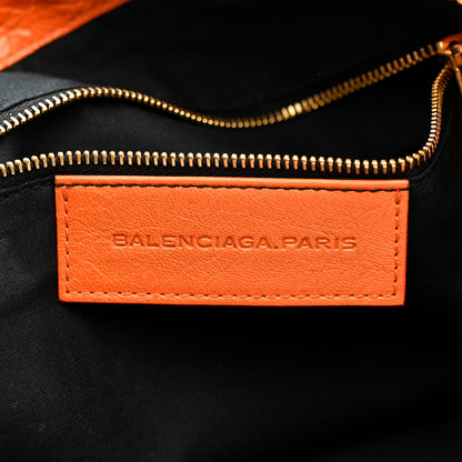 Balenciaga Agneau Giant 12 Gold Hardware Work Tangerine 13 of 21