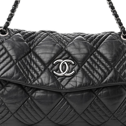 Chanel Lambskin In and Out XL Maxi Flap Black 8 of 10
