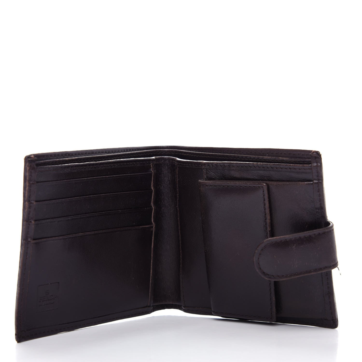 Fendi Zucca Compact Wallet Tobacco 5 of 8
