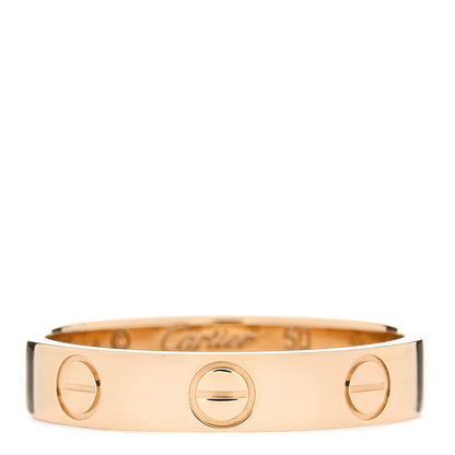 Cartier 18K Yellow Gold 3.5mm LOVE Wedding Band Ring 50 5.25 1 of 4
