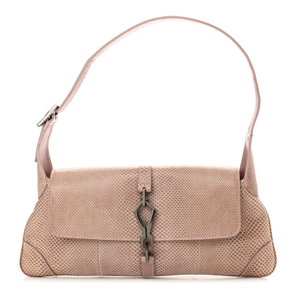 Gucci Snakeskin Jackie O Hobo Pink 1 of 15
