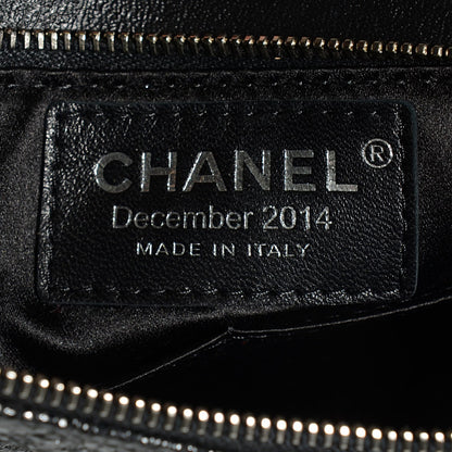 Chanel Iridescent Quilted Chain Clutch Black 13 of 14