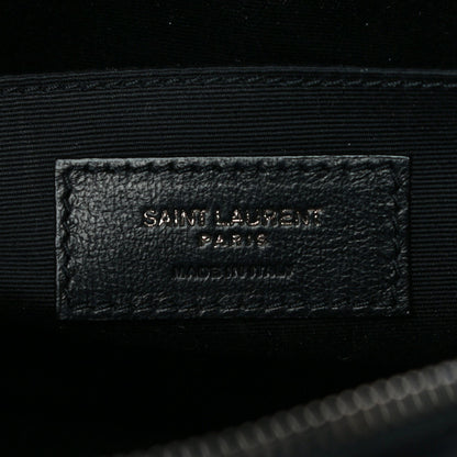 Saint Laurent Calfskin Matelasse Monogram Lou Camera Bag Black 6 of 10