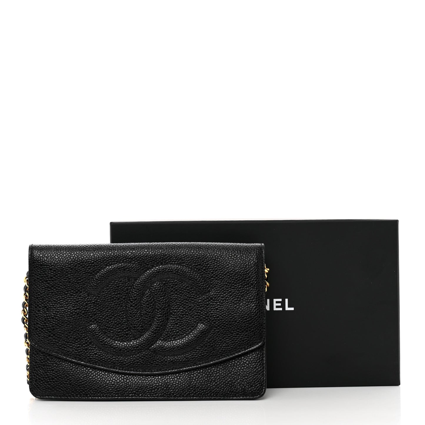 Caviar Timeless CC Wallet on Chain WOC Black