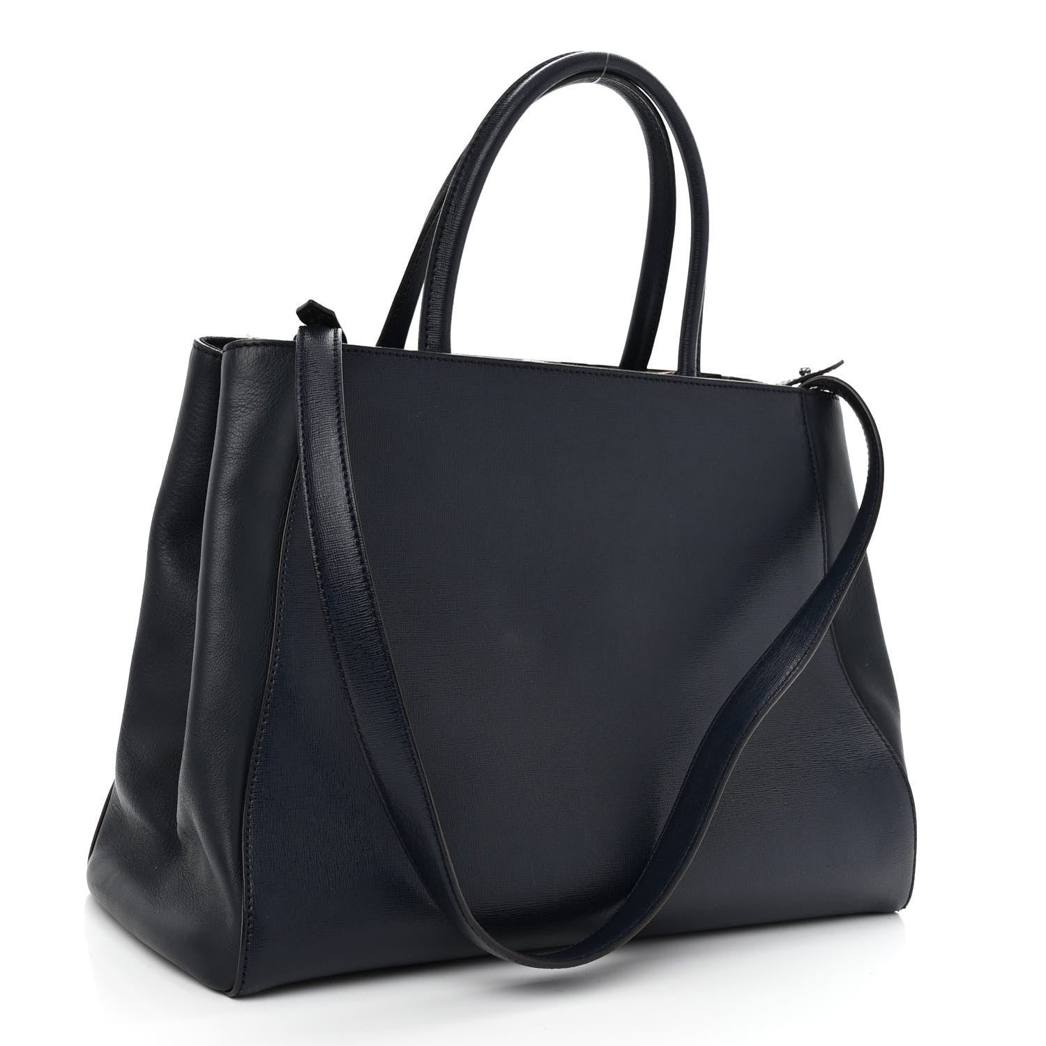 Fendi Vitello Elite Regular 2Jours Tote Lavagna 3 of 11