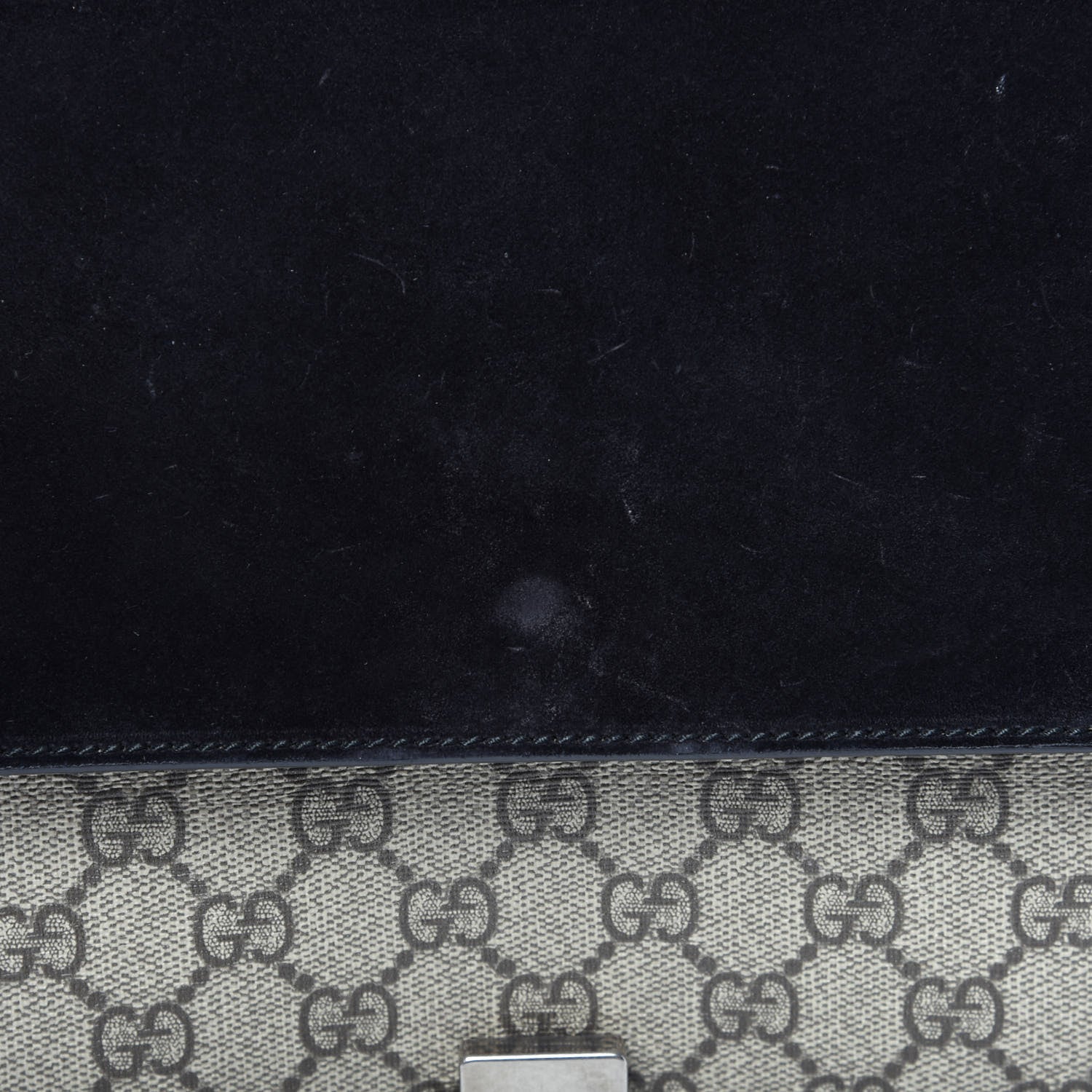 Gucci GG Supreme Monogram Medium Dionysus Shoulder Bag Black 12 of 13