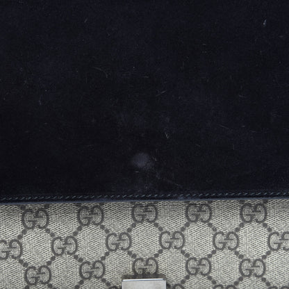 Gucci GG Supreme Monogram Medium Dionysus Shoulder Bag Black 12 of 13