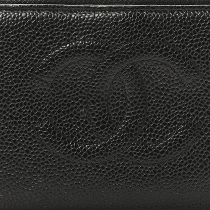 Chanel Caviar CC Timeless Large Zip Around Wallet Black 18 of 21