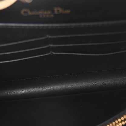 Christian Dior Lambskin Cannage Lady Dior Chain Pouch Black 5 of 10