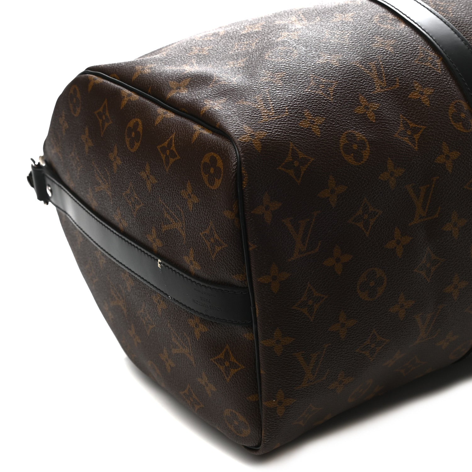 Louis Vuitton Monogram Macassar Keepall Bandouliere 45 7 of 9
