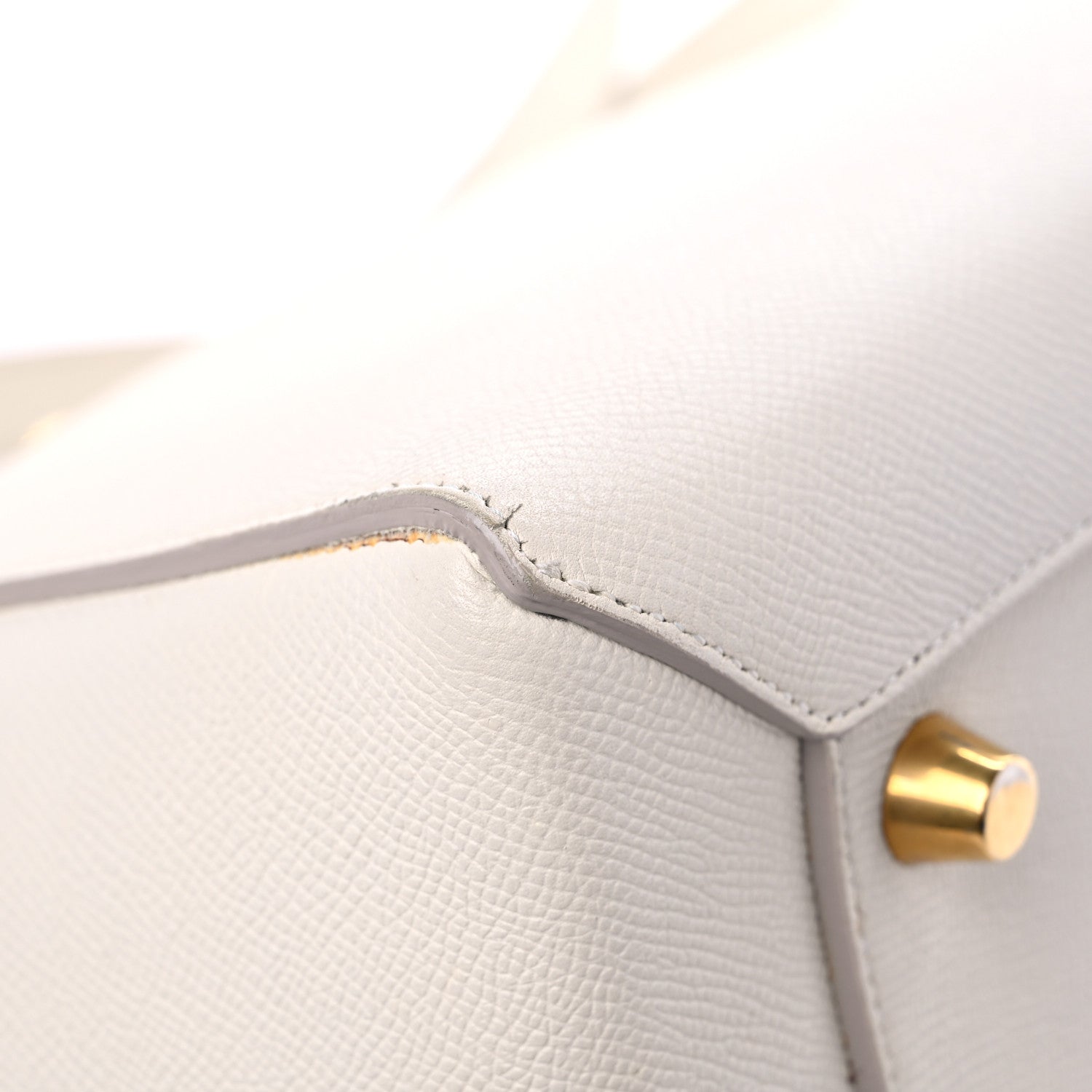 Celine Grained Calfskin Mini Belt Bag White 10 of 14