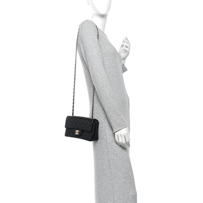 Chanel Lambskin Quilted Mini Rectangular Flap Black 2 of 14