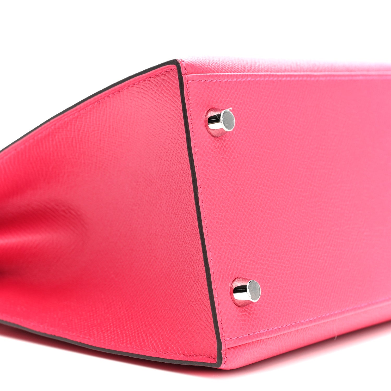 Hermes Epsom Verso Kelly Sellier 28 Framboise Prune 9 of 13