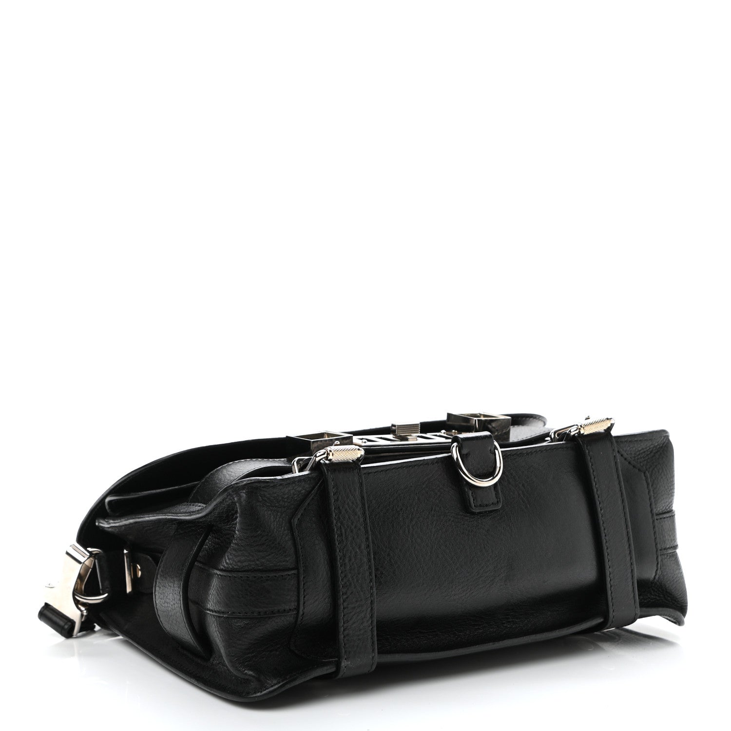 Proenza Schouler Smooth Calfskin Mini PS11 Classic Shoulder Bag Black 4 of 16