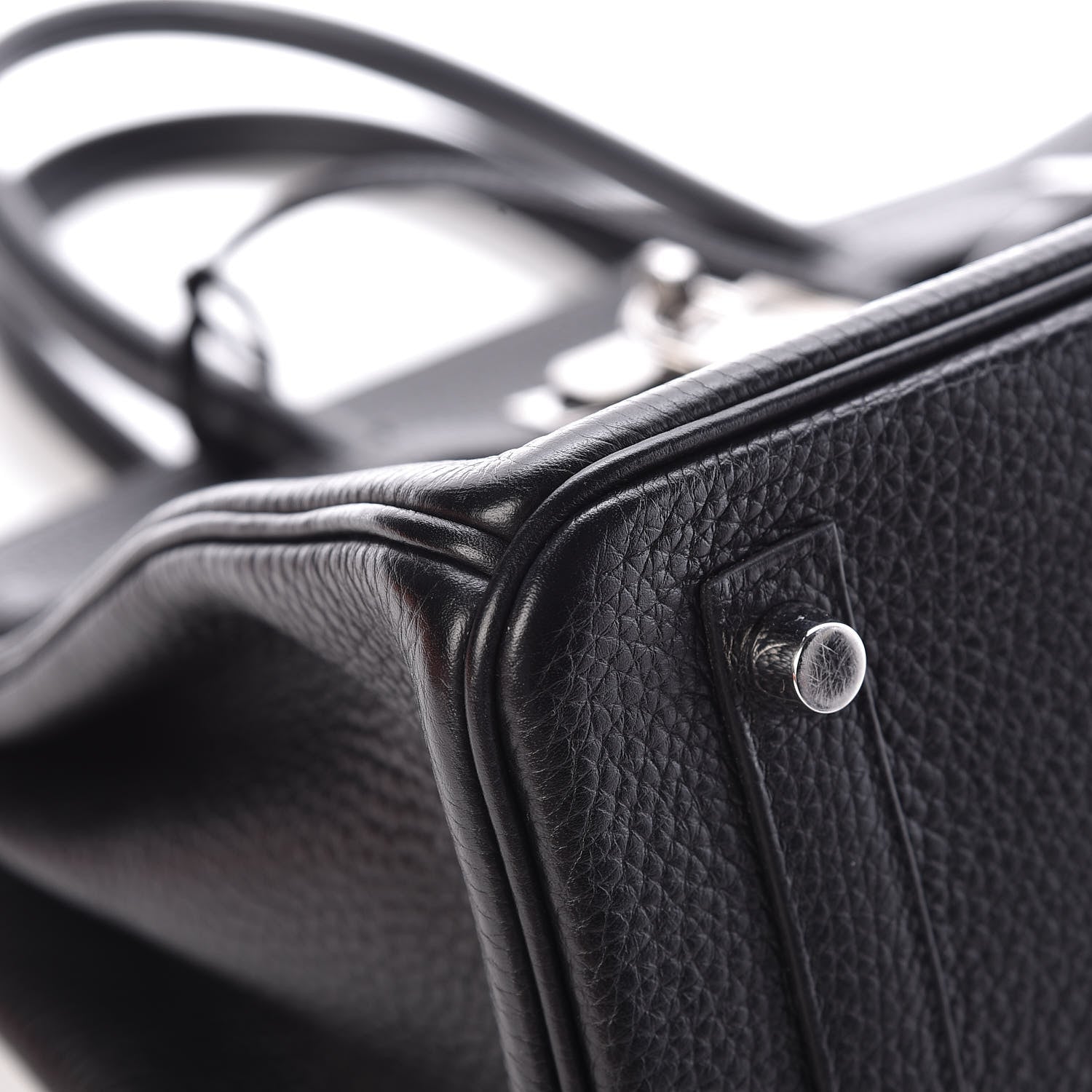 Hermes Taurillon Clemence Birkin 30 Black 15 of 18