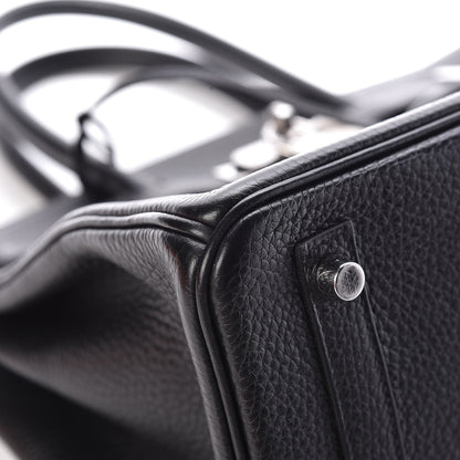Hermes Taurillon Clemence Birkin 30 Black 15 of 18
