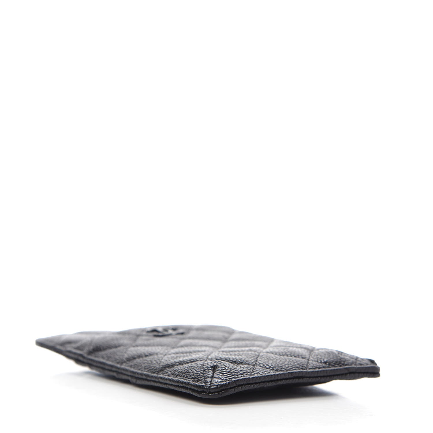 Chanel Caviar Quilted Classic Flat Wallet Pouch So Black 4 of 10