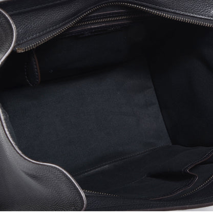 Celine Drummed Calfskin Mini Luggage Black 5 of 8