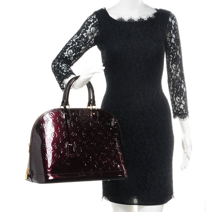 Louis Vuitton Vernis Alma GM Amarante 2 of 7