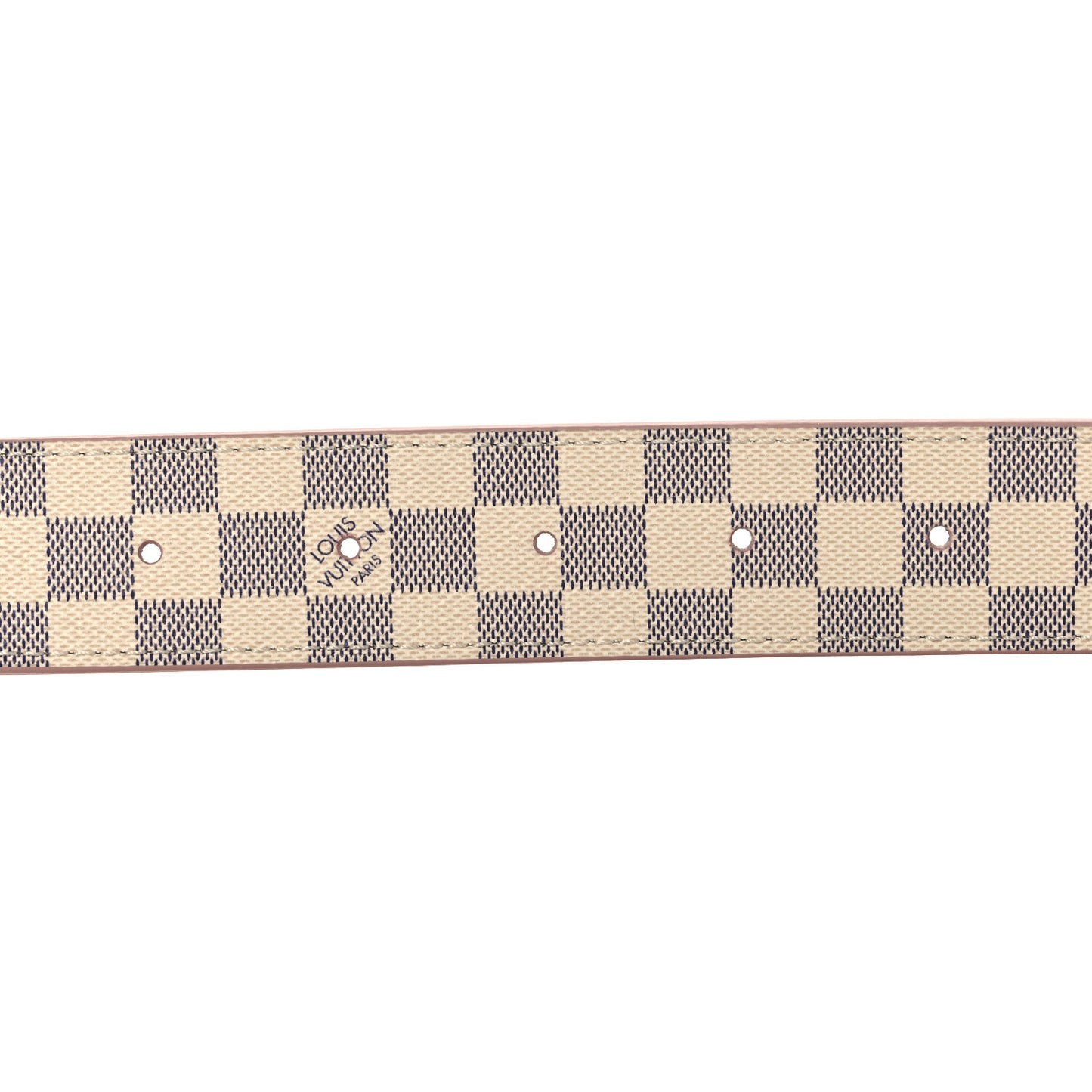 Damier Azur 30mm LV Initiales Reversible Belt 90 36 Pink
