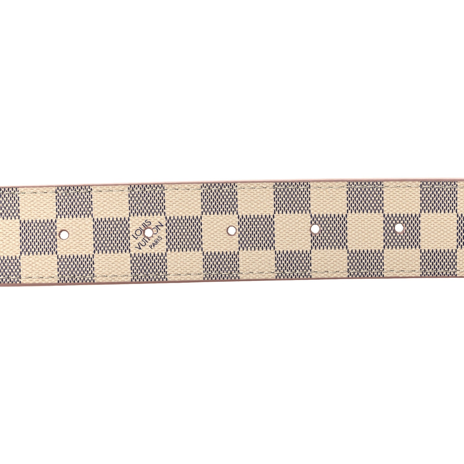 Louis Vuitton Damier Azur 30mm LV Initiales Reversible Belt 90 36 Pink 4 of 5