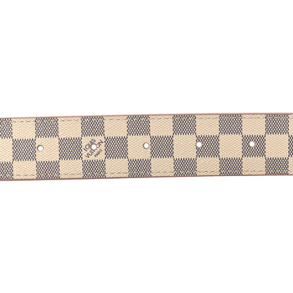 Louis Vuitton Damier Azur 30mm LV Initiales Reversible Belt 90 36 Pink 4 of 5