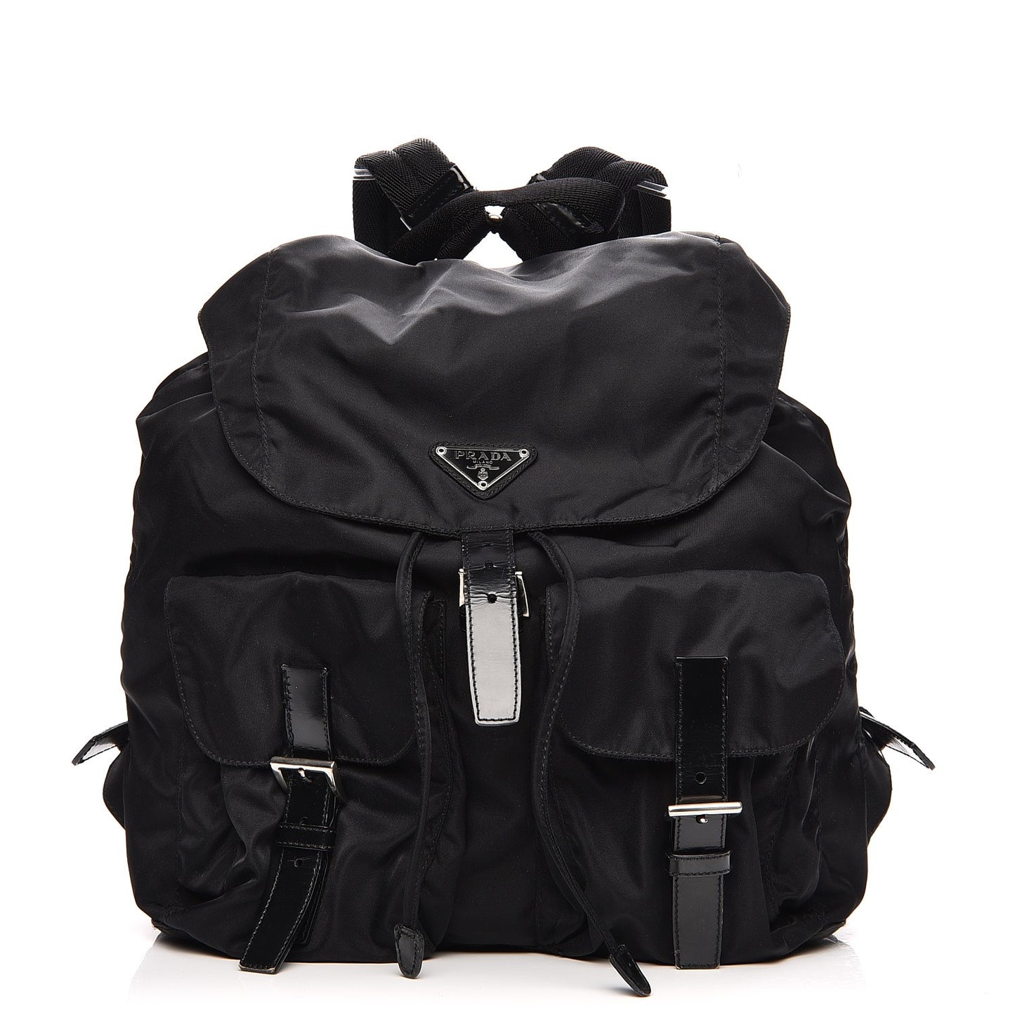 Nylon Vela Medium Backpack Black