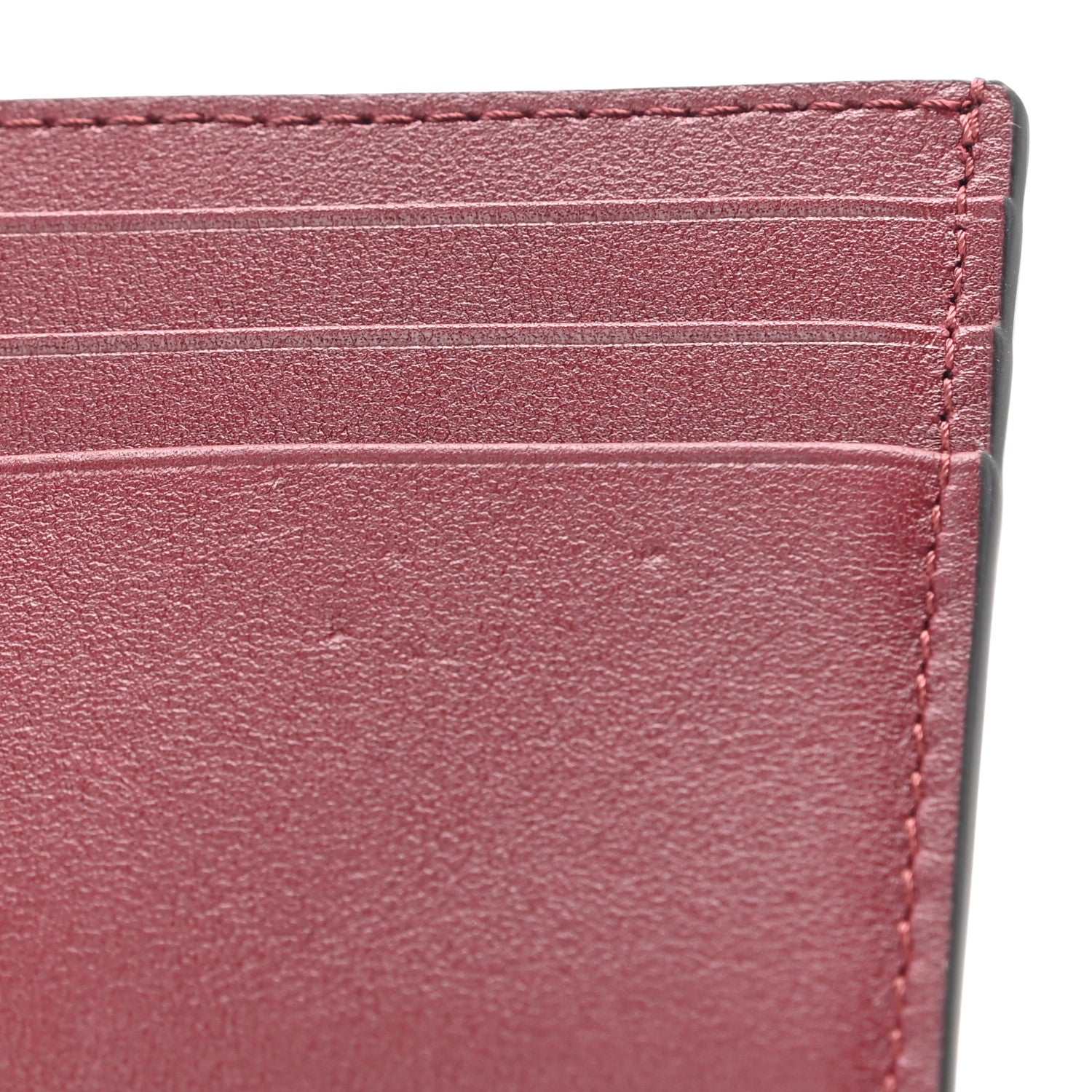 Valentino Garavani Calfskin VLogo Signature Card Holder Red 7 of 7