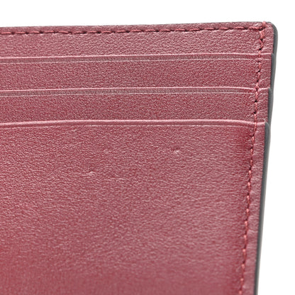 Valentino Garavani Calfskin VLogo Signature Card Holder Red 7 of 7