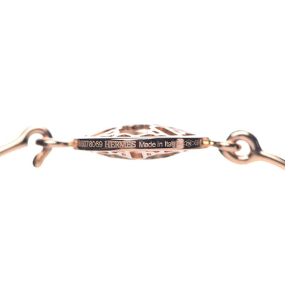 Hermes 18K Rose Gold Chaine D'Ancre Passerelle Bracelet 4 of 5