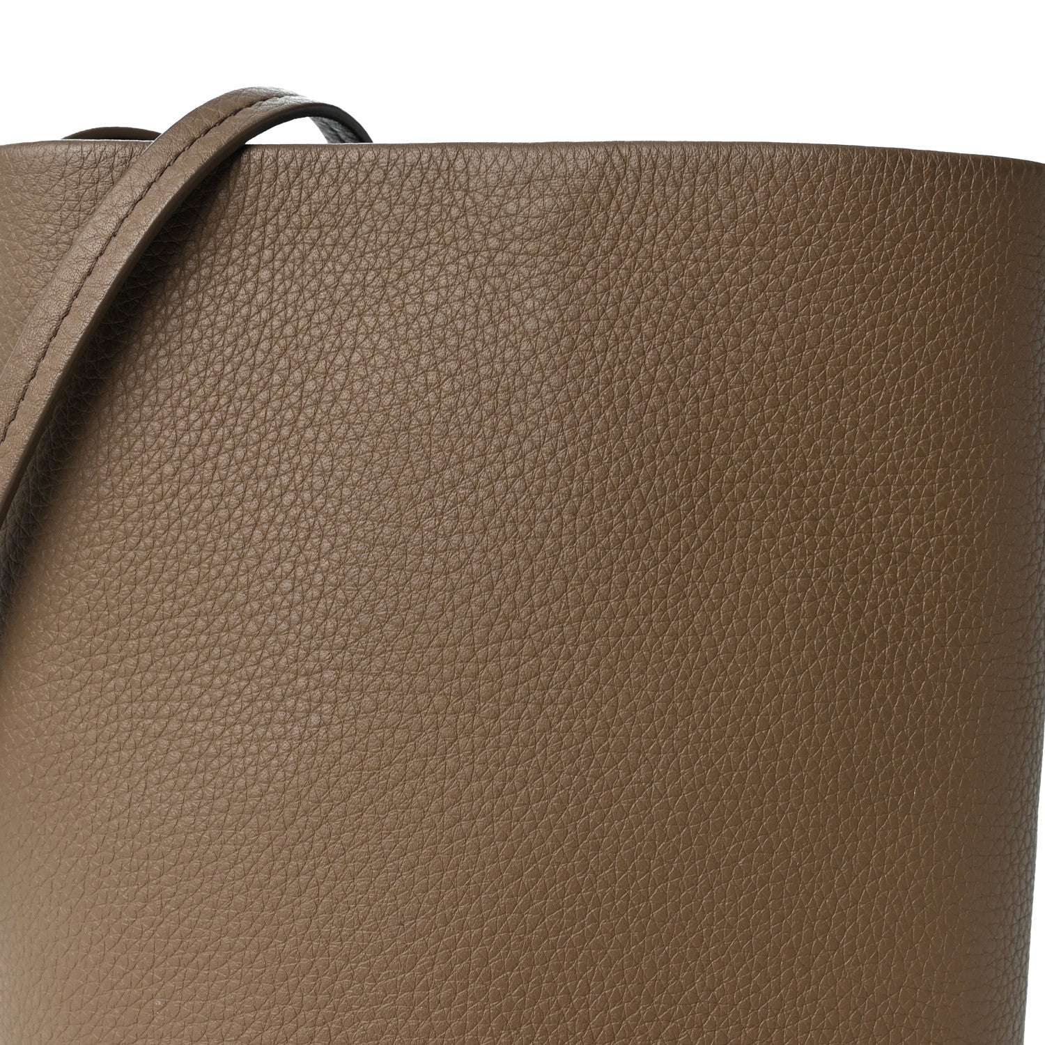 The Row Grained Calfskin Small N/S Park Crossbody Dark Taupe 6 of 8