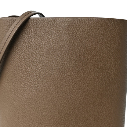 The Row Grained Calfskin Small N/S Park Crossbody Dark Taupe 6 of 8