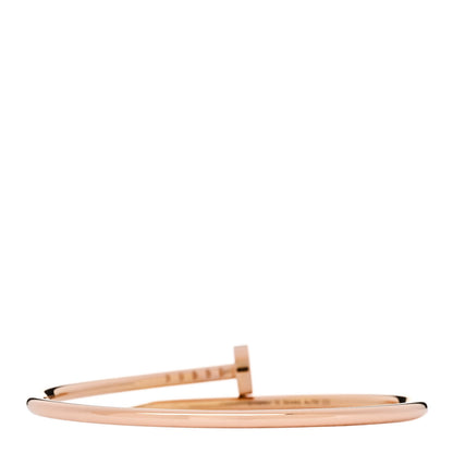 Cartier 18K Pink Gold Small Juste Un Clou Bracelet 15 2 of 4