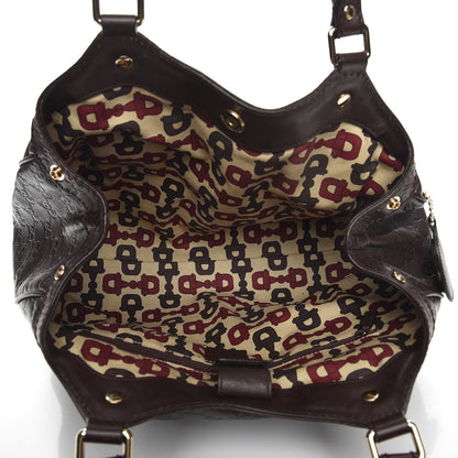 Gucci Guccissima Medium Sukey Tote Chocolate 5 of 13