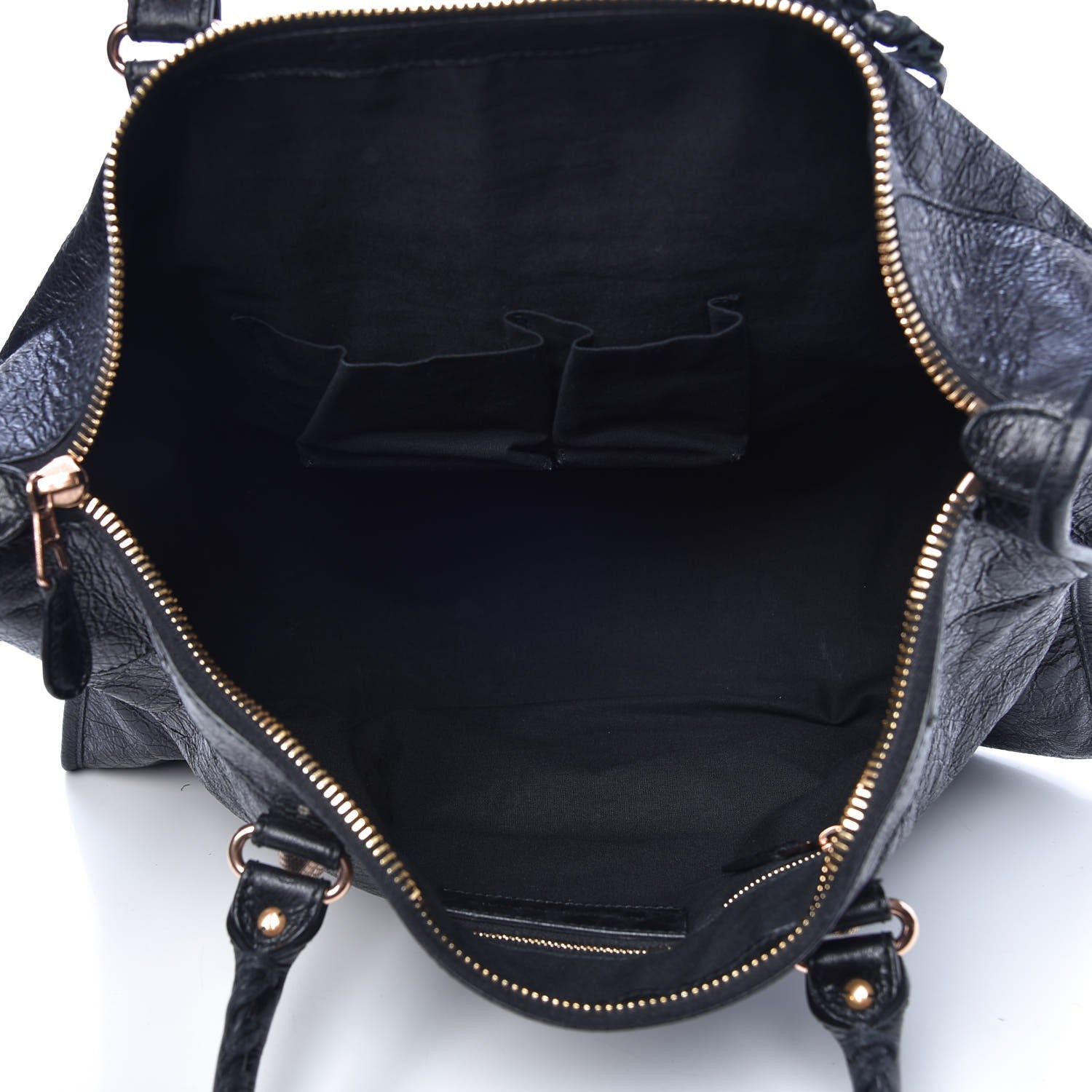 Balenciaga Agneau Giant 12 Rose Gold Hardware Work Black 5 of 8