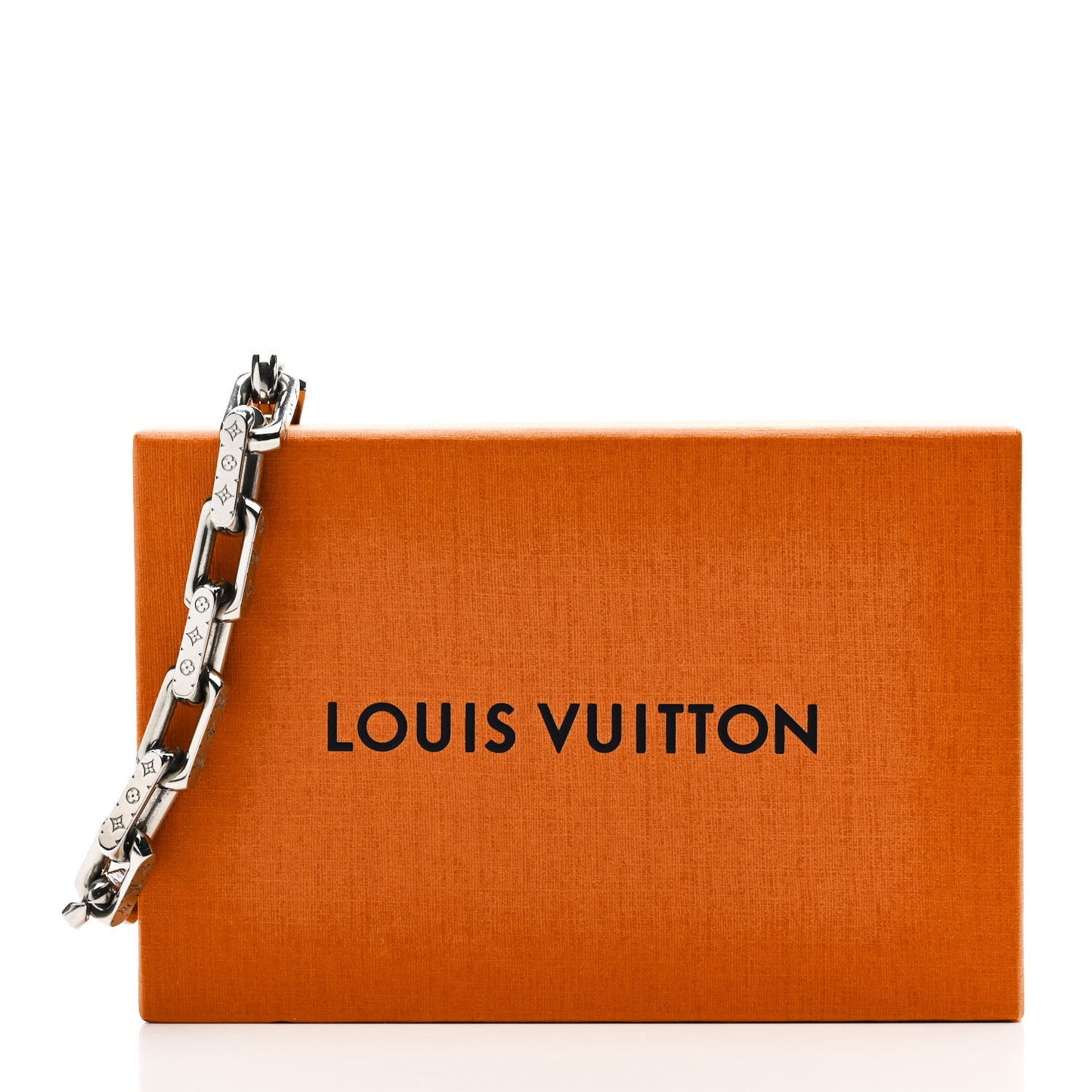 Monogram Chain Bracelet L Silver