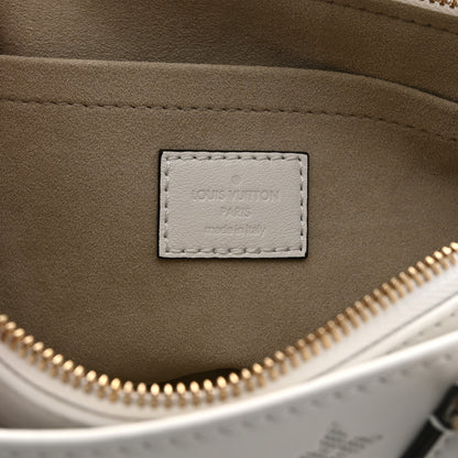 Louis Vuitton Calfskin Embossed Monogram OnTheGo East West White 6 of 10