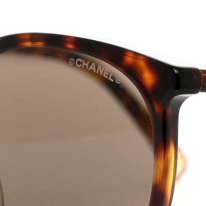 Chanel Acetate Pantos Cat Eye Sunglasses 5448-A Tortoise 7 of 8