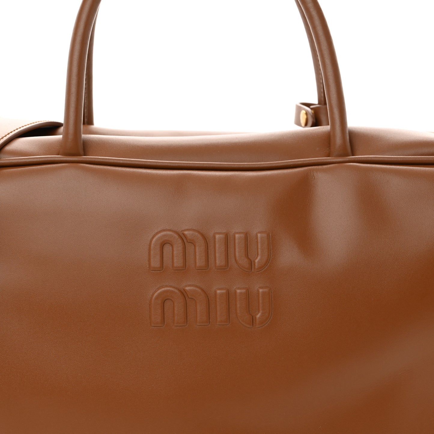 Soft Calf Softy Large Beau Top Handle Bag Cognac