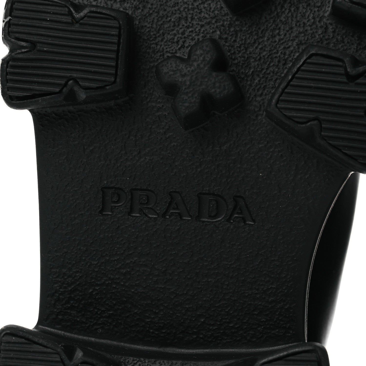 Prada Spazzolato Rois Triangle Monolith Chelsea 55mm Boots 39 Black 8 of 11