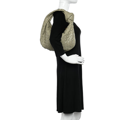 Bottega Veneta Nappa Intrecciato Teen Jodie Hobo Travertine 2 of 10