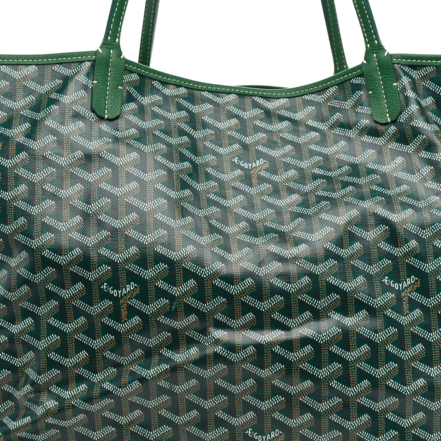 Goyard Goyardine Saint Louis GM Green 9 of 15