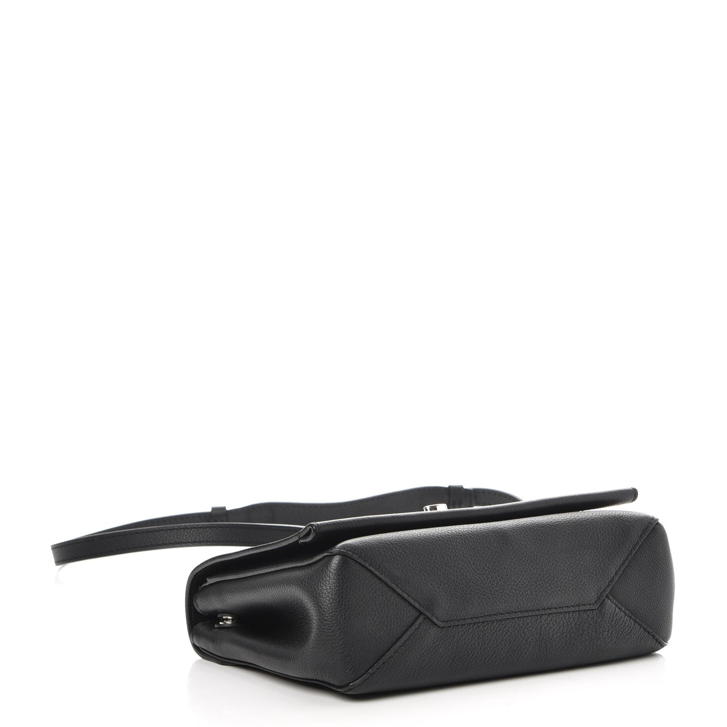 Calfskin Lockme II Chain Bag BB Black
