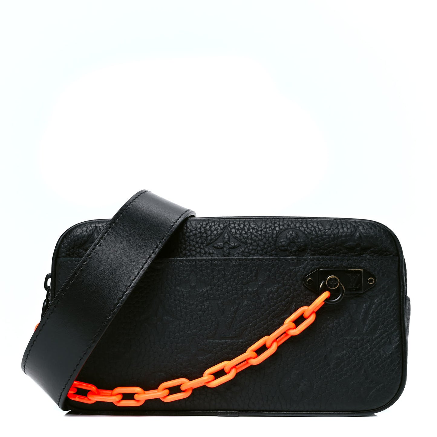 Taurillon Monogram Uniformes Solar Ray Soft Pochette Volga Belt Bag Black